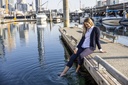 Cutter & Buck - Tofino Pants Ladies Steel Grey Melange L